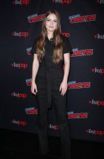 HERA HILAMRSDOTTIR at Mortal Engines Panel at 2018 New York Comic-con 10/05/2018