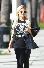 HOLLY MADISON Heading to a Gym in Los Angeles 10/19/2018