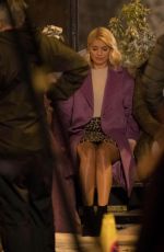 HOLLY WILLOGHBY at Marks & Spencer Christmas Advert in London 10/13/2018