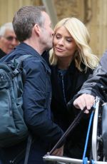 HOLLY WILLOGHBY Leaves Royal Albert Hall in London 10/04/2018