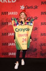 HUNTER HALEY KING at Just Jared Halloween Party in West Hollywood 01/27/2018