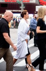 IRINA SHAYK on the Set of a Photoshoot in New York 10/03/2018