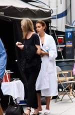 IRINA SHAYK on the Set of a Photoshoot in New York 10/03/2018