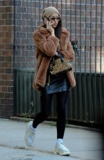 IRINA SHAYK Out and About in New York 10/19/2018