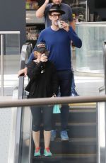 ISLA FISHER and Sacha Baron Cohen Shopping at a Mall in Los Angeles 10/24/2018