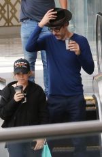 ISLA FISHER and Sacha Baron Cohen Shopping at a Mall in Los Angeles 10/24/2018
