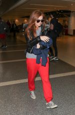 ISLA FISHER at LAX Airport in Los Angeles 09/28/2018
