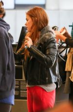 ISLA FISHER at LAX Airport in Los Angeles 09/28/2018