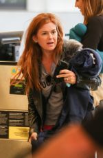 ISLA FISHER at LAX Airport in Los Angeles 09/28/2018