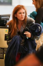 ISLA FISHER at LAX Airport in Los Angeles 09/28/2018
