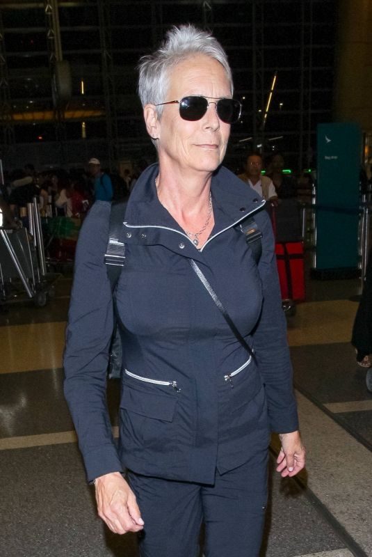 JAMIE LEE CURTIS at LAX Airport in Los Angeles 10/21/2018