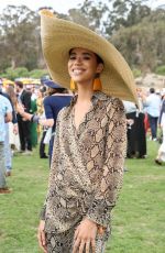 JASMIN SAVOY at 2018 Veuve Clicquot Polo Classic in Los Angeles 10/06/2018