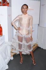 JASMINE TOOKES at Moet & Chandon and Virgil Abloh New Bottle Collaboration Launch in New York 10/16/2018