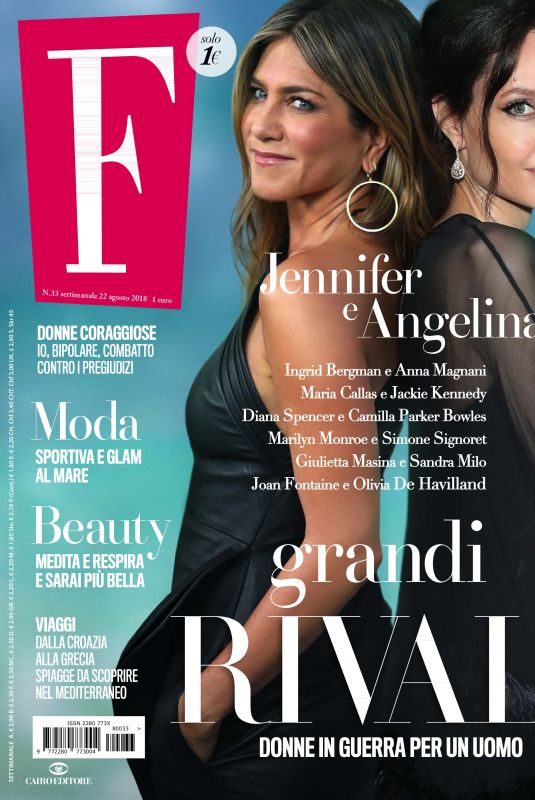JENNIFER ANISTON and ANGELINA JOLIE in F Magazine, N33 August 2018
