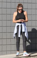 JENNIFER GARNER Leaves Workout in Los Angeles 10/17/2018