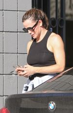 JENNIFER GARNER Leaves Workout in Los Angeles 10/17/2018
