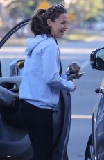 JENNIFER GARNER Leaves Workout in Los Angeles 10/17/2018