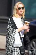 JENNIFER LAWRENCE Out for a Coffee in New York 10/05/2018