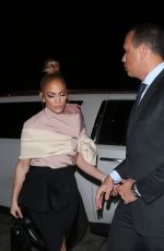 JENNIFER LOPEZ and Alex Rodriguez Night Out in New York 10/15/2018