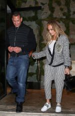 JENNIFER LOPEZ at Avra Estiatorio in Beverly Hills 10/21/2018