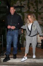 JENNIFER LOPEZ at Avra Estiatorio in Beverly Hills 10/21/2018