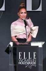 JENNIFER LOPEZ at Elle Women in Hollywood in Los Angeles 10/15/2018