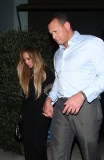 JENNIFER LOPEZ at Osteria Mozza Restaurant in West Hollywood 10/08/2018