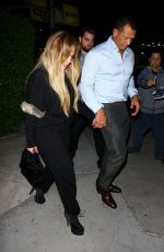 JENNIFER LOPEZ at Osteria Mozza Restaurant in West Hollywood 10/08/2018