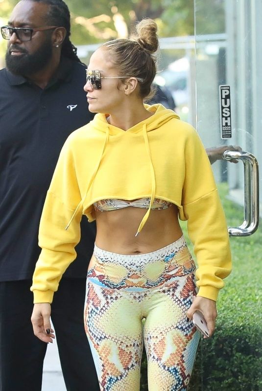 JENNIFER LOPEZ Heading to a Gym in Westwood 10/26/2018