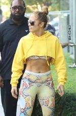 JENNIFER LOPEZ Heading to a Gym in Westwood 10/26/2018