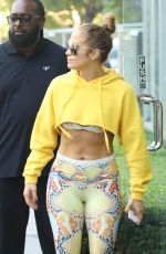 JENNIFER LOPEZ Heading to a Gym in Westwood 10/26/2018