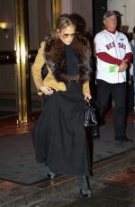 JENNIFER LOPEZ Leaves Her Hotel in Boston 10/23/2018