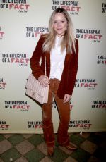 JENNY MOLLEN at Lifespan of a Fact Broadway Opening Night in New York 10/18/2018