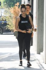 JESSICA ALBA Leaves a Gym in West Hollywood 10/22/2018