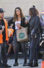 JESSICA ALBA on the Set of L.A.