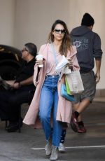 JESSICA ALBA Out for Breakfast in Los Angeles 10/29/2018