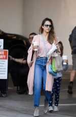 JESSICA ALBA Out for Breakfast in Los Angeles 10/29/2018