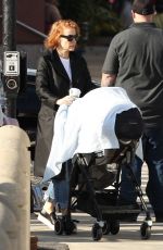 JESSICA CHASTAIN on the Set of Eve in Boston 10/12/2018