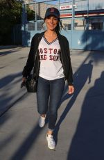 JESSICA LOWNDES Arrives at Dodger Stadium in Los Angeles 10/26/2018
