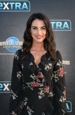 JESSICA LOWNDES on the Set of Extra in Universal City 10/24/2018
