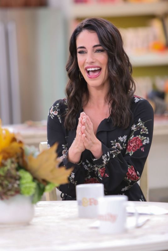 JESSICA LOWNDES on the Set of Home & Family at Universal Studios 10/24/2018