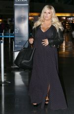 JESSICA SIMPSON at JFK Airport in New York 10/11/2018