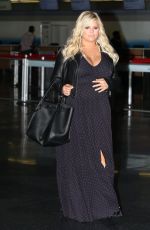 JESSICA SIMPSON at JFK Airport in New York 10/11/2018