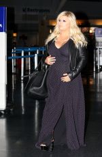 JESSICA SIMPSON at JFK Airport in New York 10/11/2018