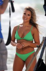 JESSIE JAMES in Bikini on the Set of a Commercial on Miami Beach 10/22/2018