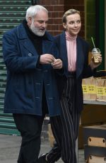 JODIE COMER on the Set of Killing Eve in London 10/10/2018