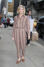 JODIE WHITTAKER Arrives at Late Show with Stephen Colbert in New York 10/03/2018