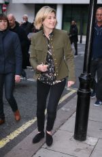 JODIE WHITTAKER at BBC Radio in London 10/12/2018