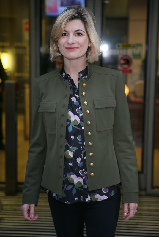 JODIE WHITTAKER at BBC Radio in London 10/12/2018