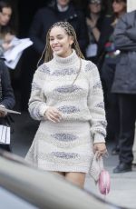 JORJA SMITH at Chanel Show at Paris Fashion Week 10/02/2018